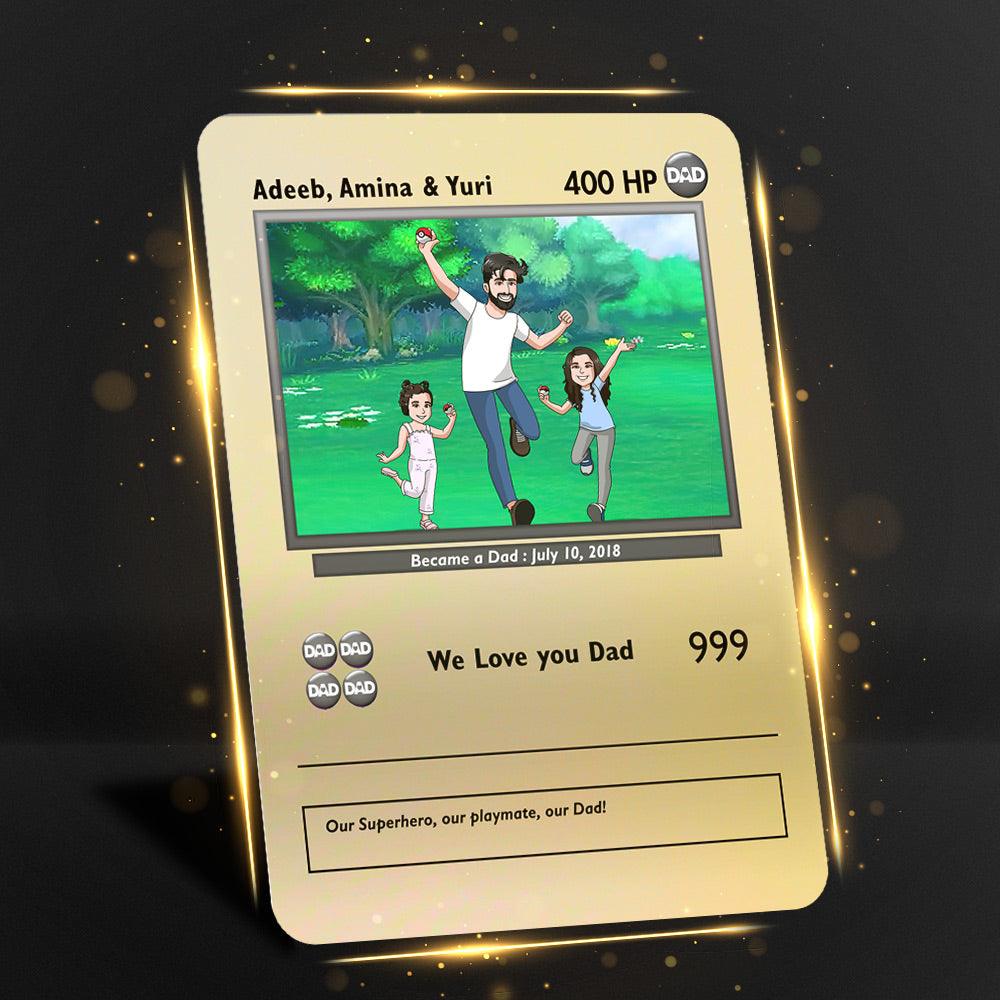 Poke Dad - Hand gezogene Kunst 1