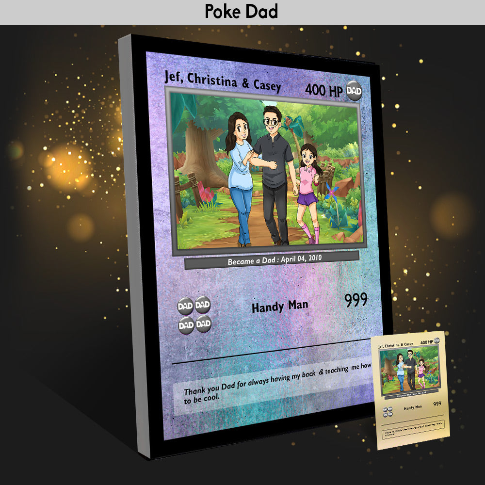 Poke Dad - Hand Drawn Art 1