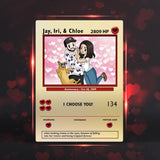 Limited Edition Hand gezeichnete V-Day-Karte
